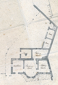 Plan of Ivy Lodge as first built [RBox818/19/24]